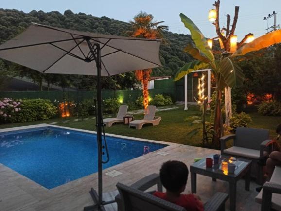 Villa Atlas Muhafazakar Havuzlu, Mustakil Genis Bahceli سبانجا المظهر الخارجي الصورة