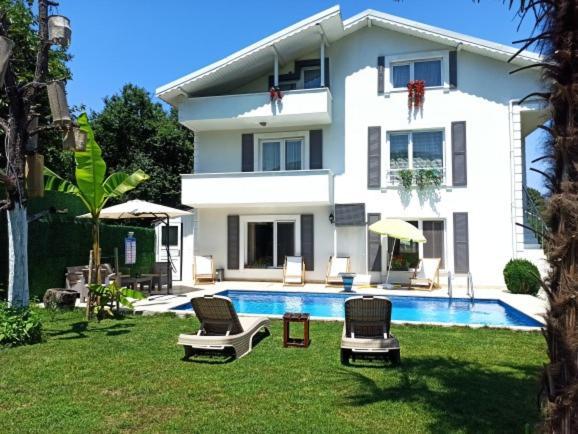 Villa Atlas Muhafazakar Havuzlu, Mustakil Genis Bahceli سبانجا المظهر الخارجي الصورة